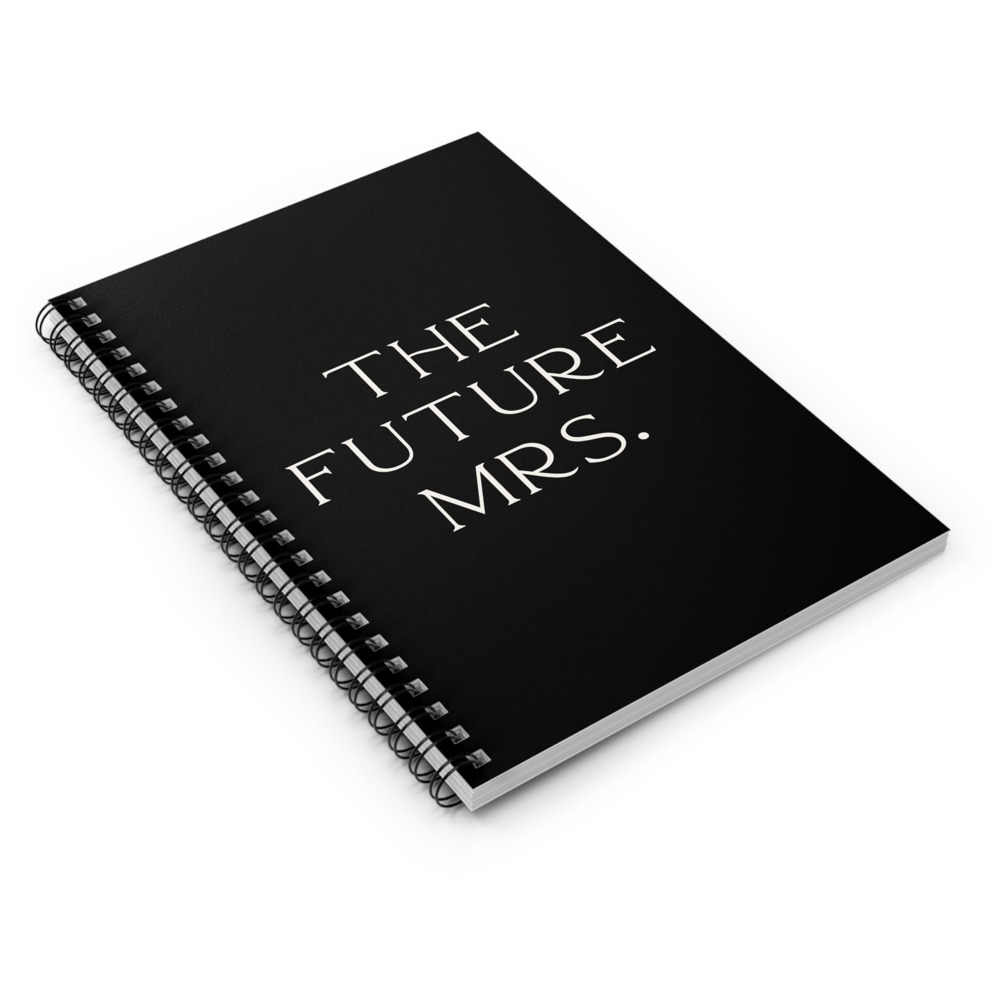 Elegant Future Mrs. Spiral Notebook | Perfect for Brides, Wedding Planning Journal, Engagement Gift, Bridal Shower Supplies, Gift for Her