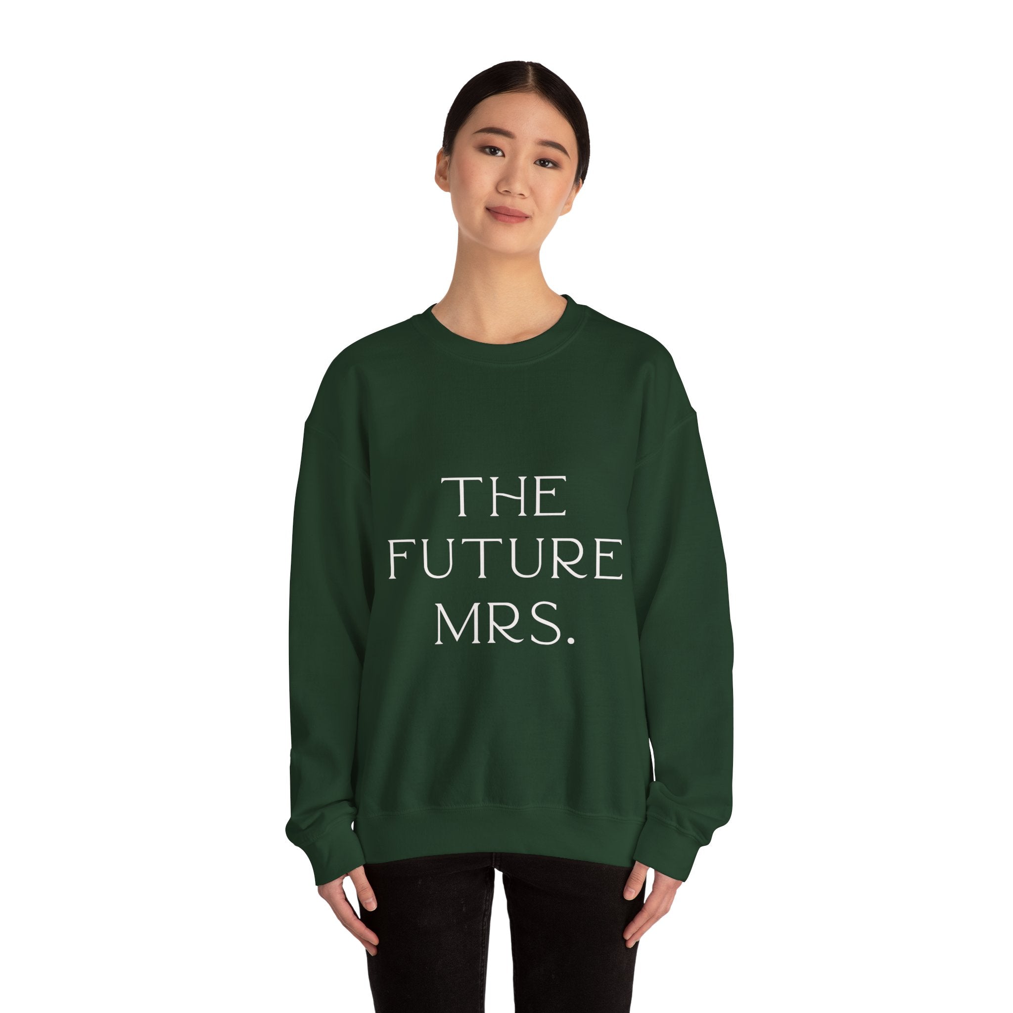 The Future Mrs. Crewneck Sweatshirt | Engagement Gift, Bridal Party Apparel, Wedding Countdown, Cozy Layer, Wedding Planning