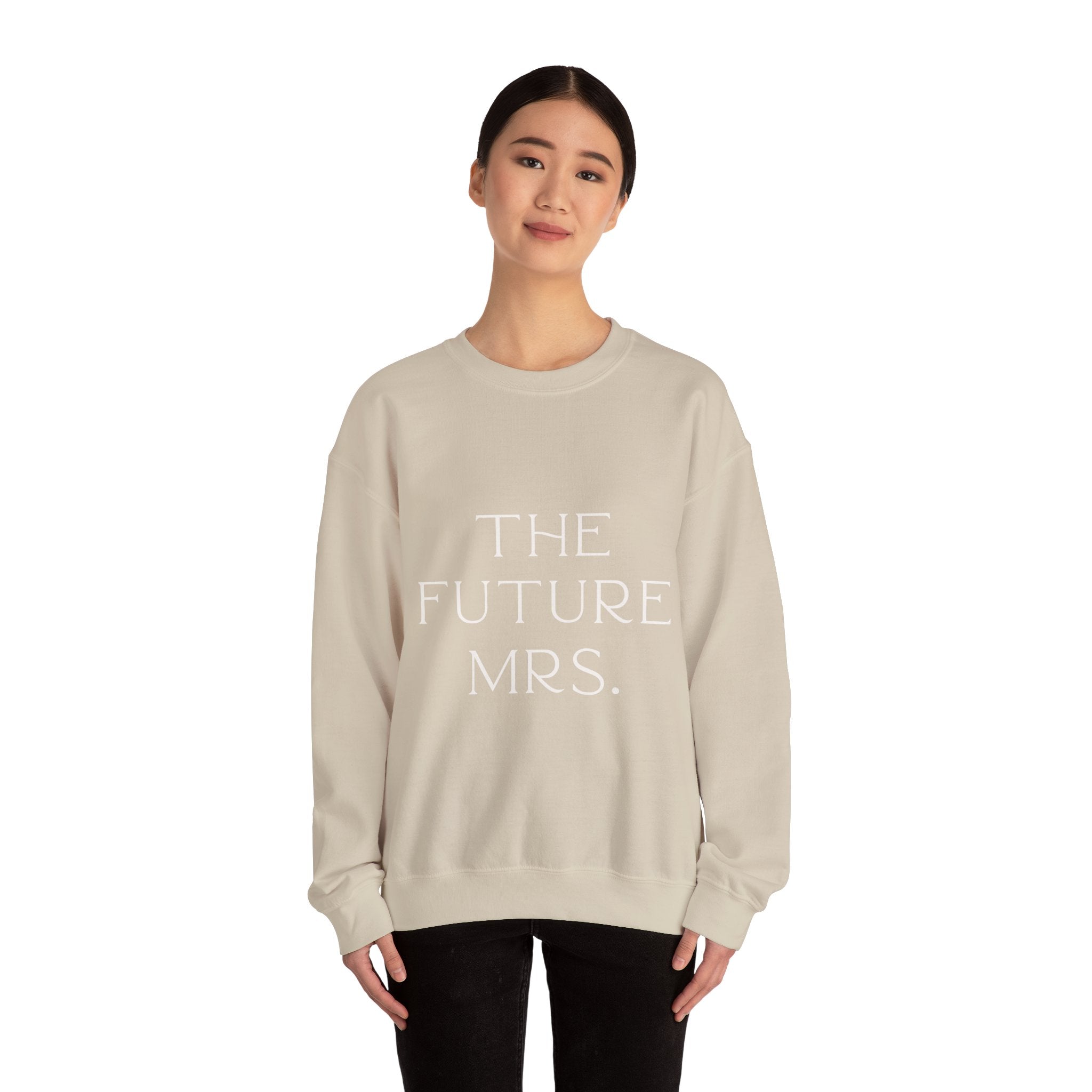 The Future Mrs. Crewneck Sweatshirt | Engagement Gift, Bridal Party Apparel, Wedding Countdown, Cozy Layer, Wedding Planning
