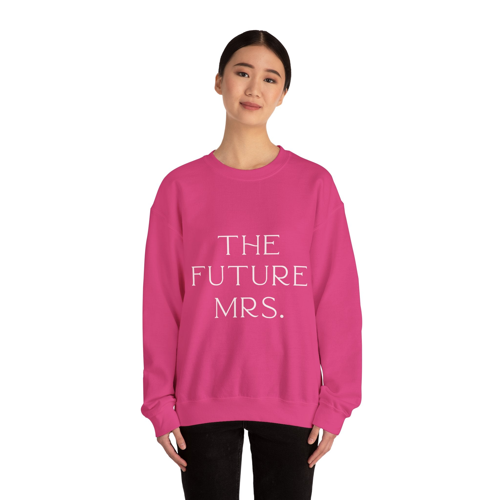 The Future Mrs. Crewneck Sweatshirt | Engagement Gift, Bridal Party Apparel, Wedding Countdown, Cozy Layer, Wedding Planning