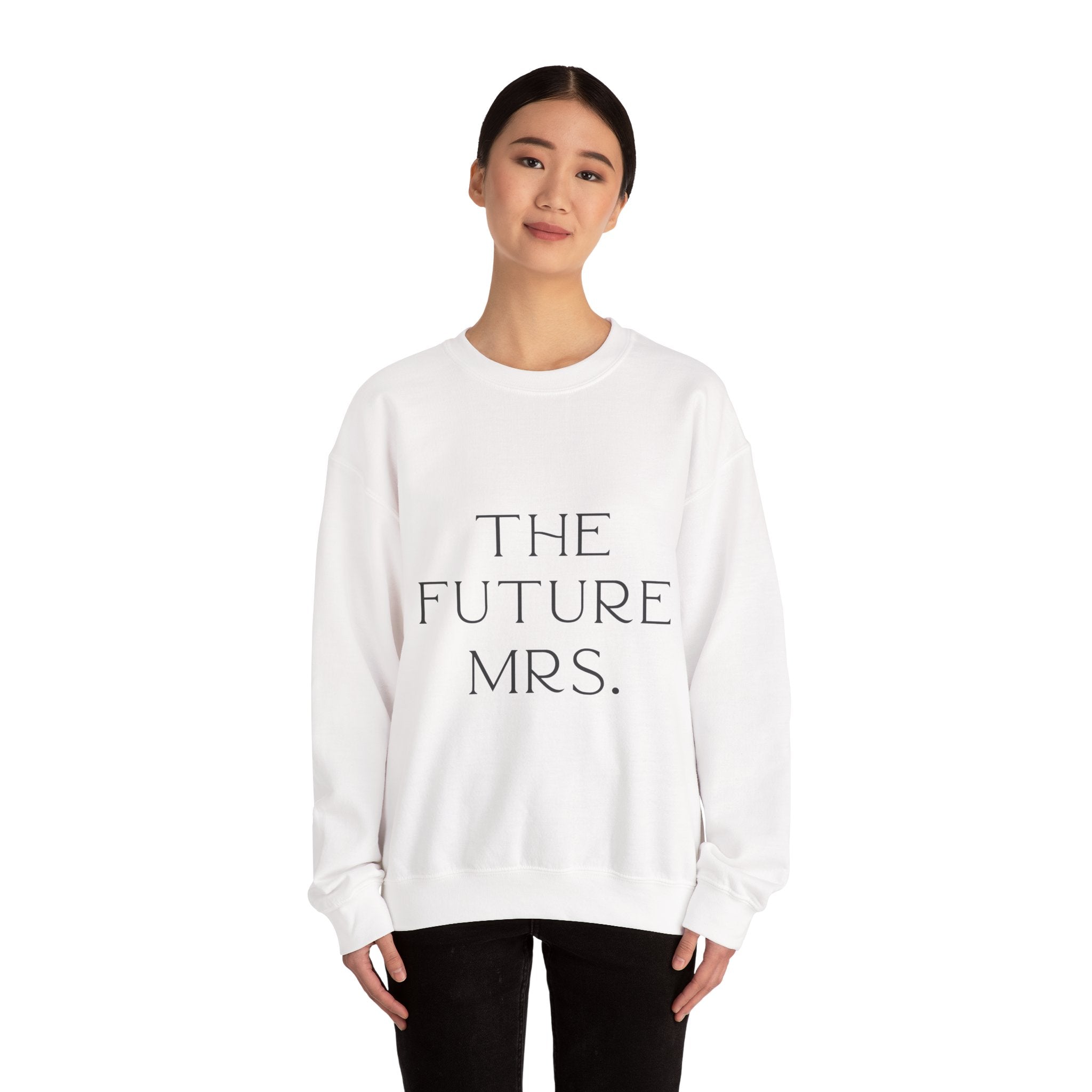The Future Mrs. Crewneck Sweatshirt | Engagement Gift, Bridal Party Apparel, Wedding Countdown, Cozy Layer, Wedding Planning