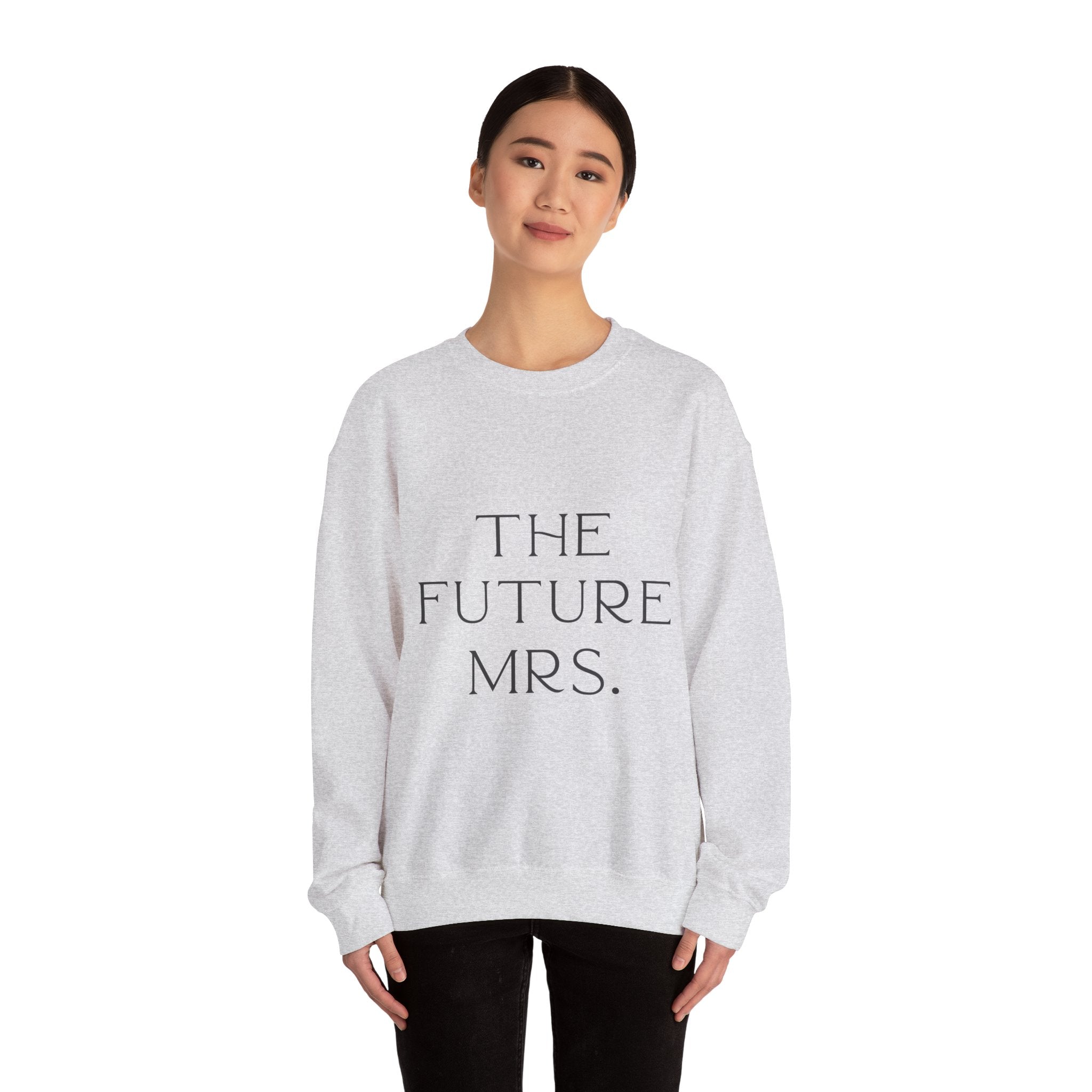 The Future Mrs. Crewneck Sweatshirt | Engagement Gift, Bridal Party Apparel, Wedding Countdown, Cozy Layer, Wedding Planning