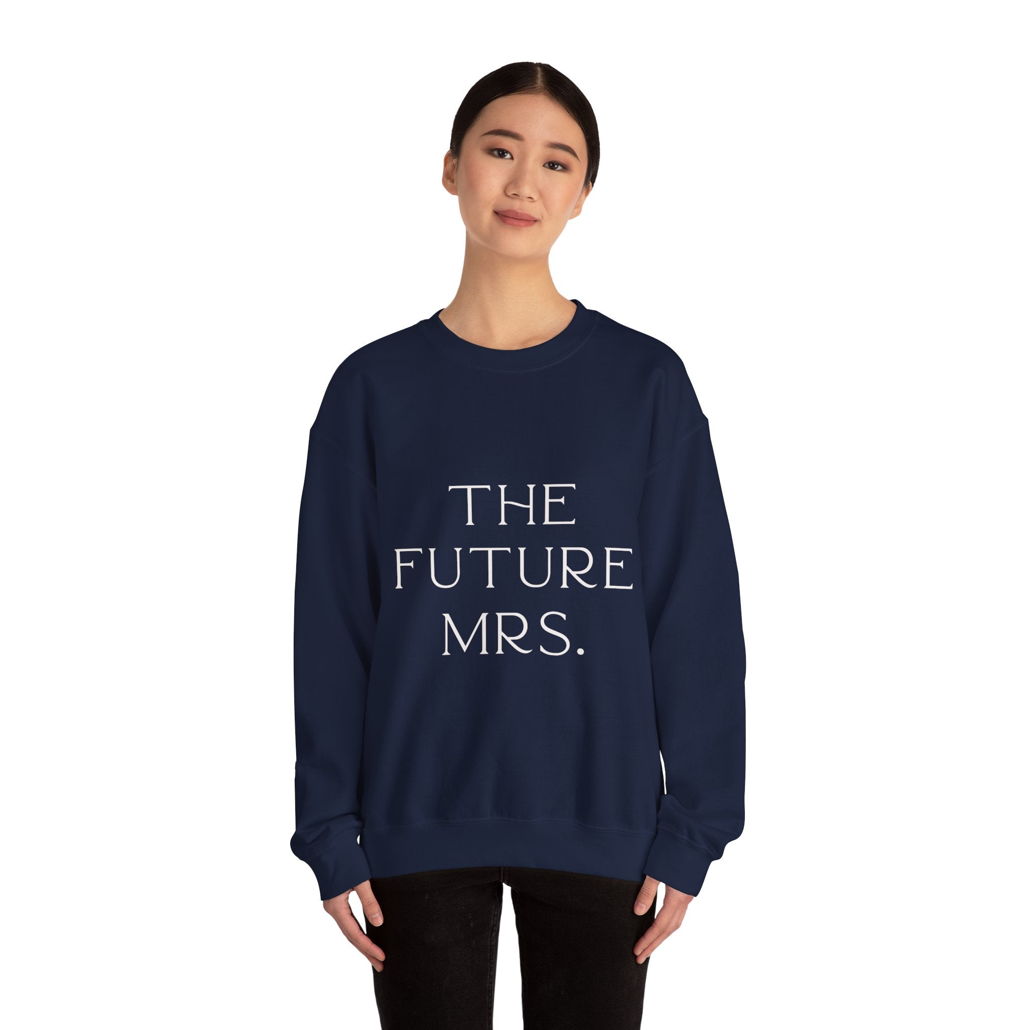 The Future Mrs. Crewneck Sweatshirt | Engagement Gift, Bridal Party Apparel, Wedding Countdown, Cozy Layer, Wedding Planning