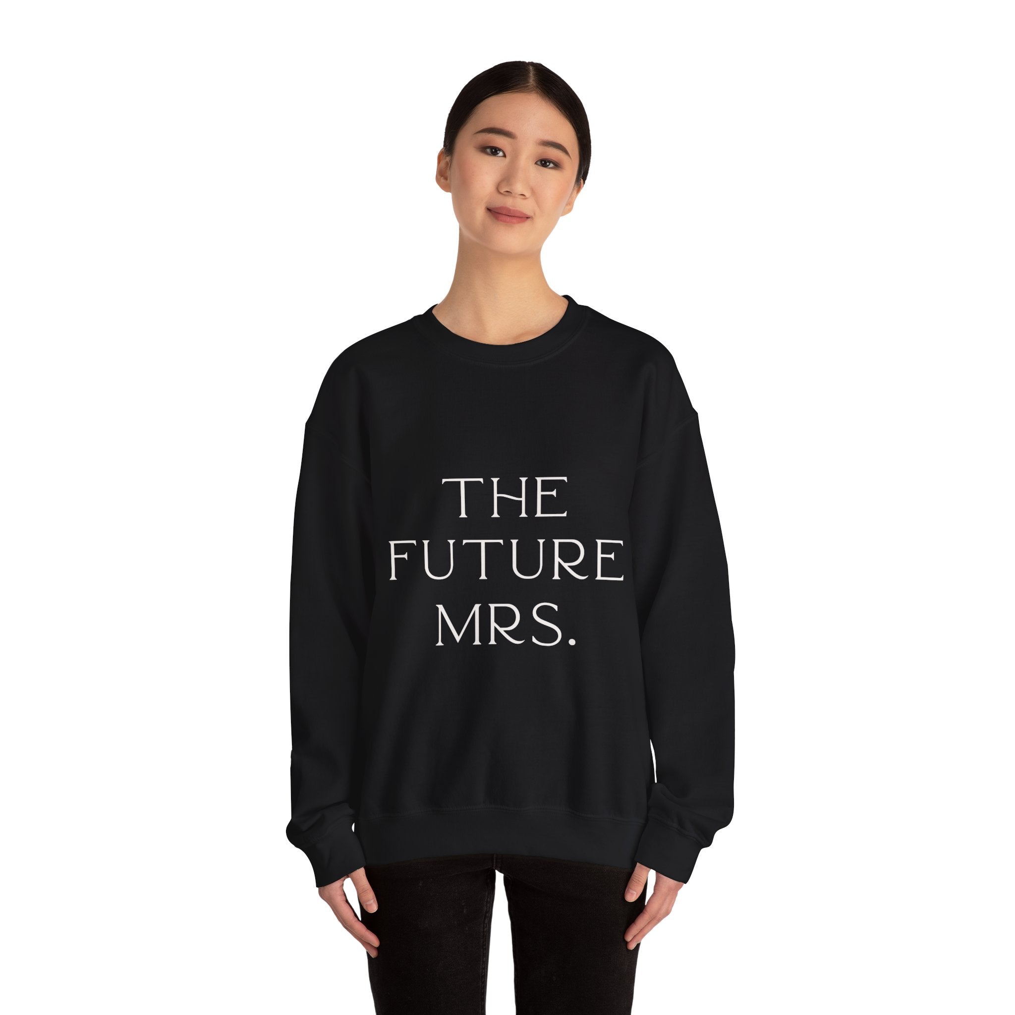 The Future Mrs. Crewneck Sweatshirt | Engagement Gift, Bridal Party Apparel, Wedding Countdown, Cozy Layer, Wedding Planning