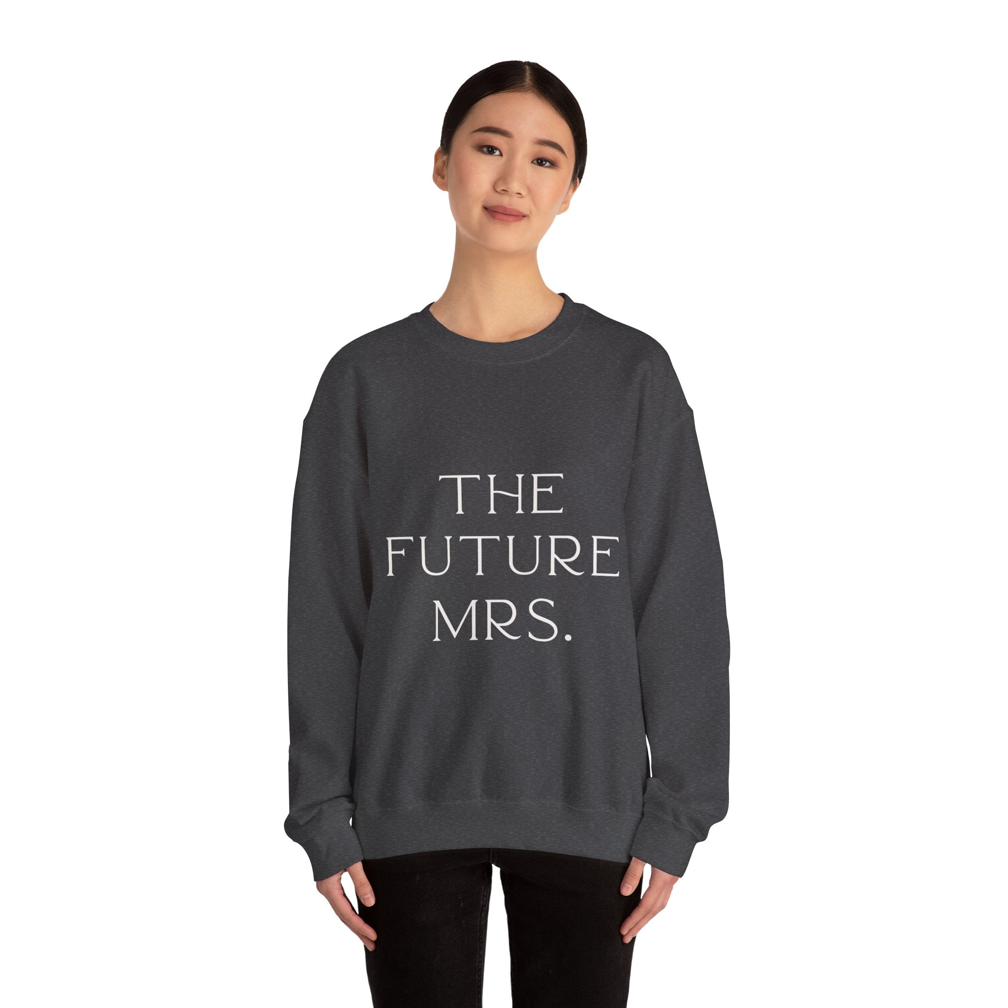 The Future Mrs. Crewneck Sweatshirt | Engagement Gift, Bridal Party Apparel, Wedding Countdown, Cozy Layer, Wedding Planning